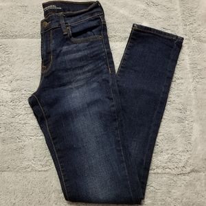 Mid rise indigo jeans